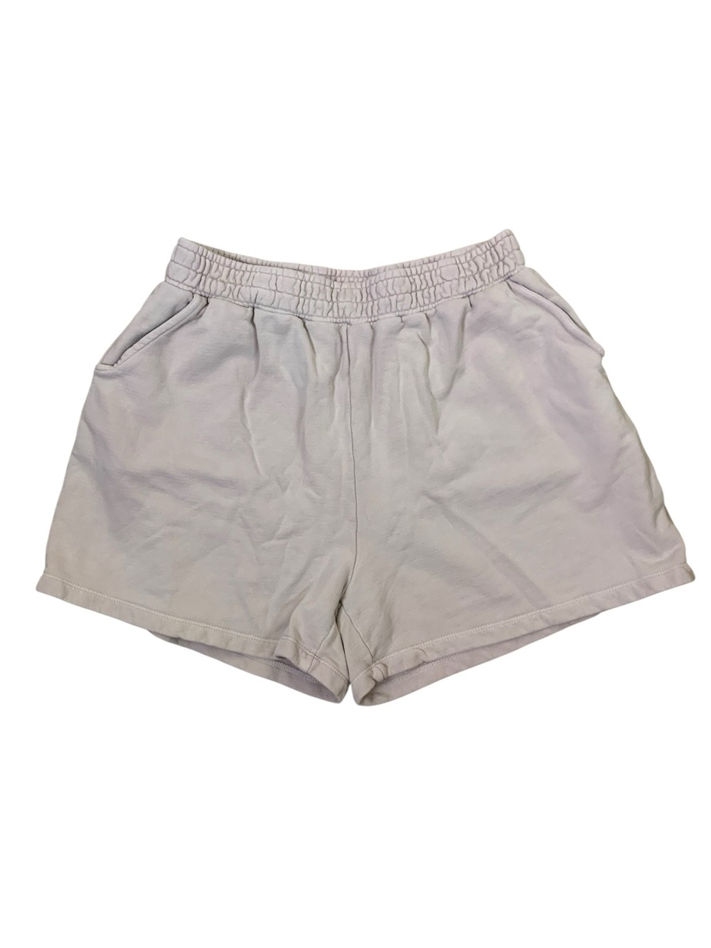 ONA Light Pink Sweat‎ Shorts Elastic Waist Lounge Athleisure Pockets Large